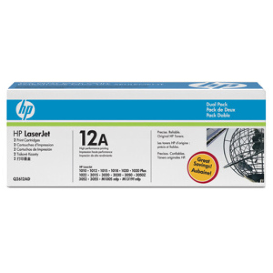 TONER HP Q2612A LJ1010 1012 1015-poškodený obal (2000 str.)