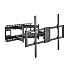 Výsuvný držiak Brateck LPA77-696 pre TV 60"-120" 120kg polohovateľný nástenný Heavy Duty