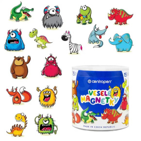 Veselé magnety CENTROPEN  9794/75 doza mix 75ks