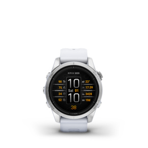 Garmin epix Pro (g2), 42mm, Silver, Whitestone band