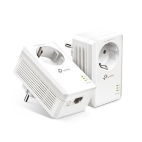 TP-LINK TL-PA7017PKIT Dvojica adaptérov 1000Mbps, AV1000 priechodzia zásuvka Powerline Adapter Starter Kit