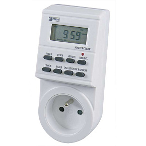 Digitálna spínacia zásuvka 3680W - denná (P5501) Digitálna spínacia zásuvka 3680W - denná (P5501)