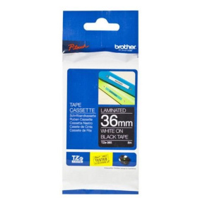 páska BROTHER TZ365 biele písmo, čierna páska Tape (36mm) (TZE365)