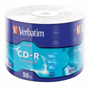 CD-R VERBATIM DTL Extra Protection 700MB 52X 50ks/spindel