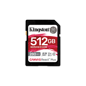 Kingston Canvas React Plus/SDXC/512GB/UHS-II U3/Class 10