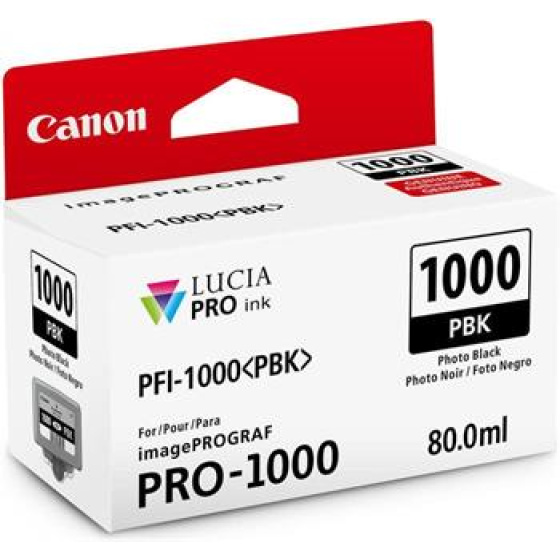 kazeta CANON PFI-1000PBK Photo Black iPF PRO-1000 (0546C001)