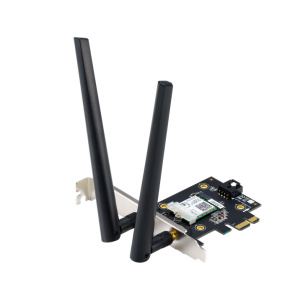 ASUS Wireless AX3000 Dual-Band PCIe Adapter, WiFi 6 (802.11ax), Bluetooth 5.0