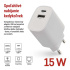 EMOS USB adaptér BASIC do siete, 1x USB-A a 1x USB-C, 15 W max.