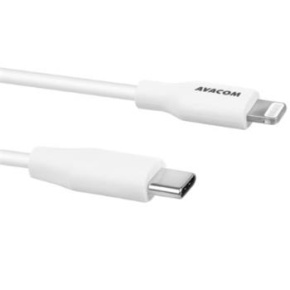 kábel AVACOM prepojovací USB Typ C / Apple Lightning (1,2m), 120W MFi biely CMLM