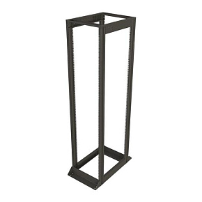 Rozvaděčový rám 19" 45U 600x1000, černý, vysokonosný, nosnost 1200 kg, komplet, VR-45-B Rozvaděčový rám 19" 45U 600x1000, černý, vysokonosný, nosnost 1200 kg, komplet, VR-45-B