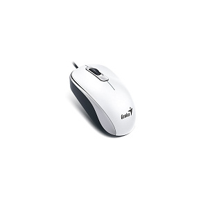 GENIUS DX-110/Kancelárska/Optická/1 000 DPI/Drôtová USB/Biela