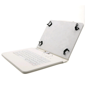 PROTECT universal case with keyboard for 9.7"-10.1" tablets, FlexGrip, NUTKC-04, white