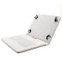 PROTECT universal case with keyboard for 9.7"-10.1" tablets, FlexGrip, NUTKC-04, white