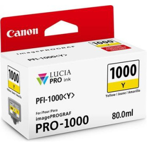 kazeta CANON PFI-1000Y Yellow iPF PRO-1000 (0549C001)