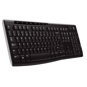 Logitech K270/Bezdrôtová USB/ CZ- SK layout/Čierna Logitech K270/Bezdrôtová USB/ CZ- SK layout/Čierna