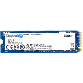 Kingston 500GB NV3 M.2 2280 PCIe 4.0 NVMe SSD