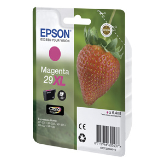 kazeta EPSON 29XL Claria Magenta (450 str.) (C13T299340)