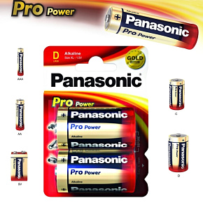 Alkalická batéria D Panasonic Pro Power LR20 2ks Alkalická batéria D Panasonic Pro Power LR20 2ks
