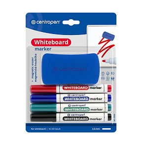 Značkovač CENTROPEN 8559/4, stierateľný + hubka