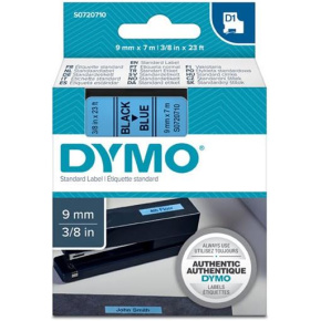 páska DYMO 40916 D1 Black On Blue Tape (9mm)