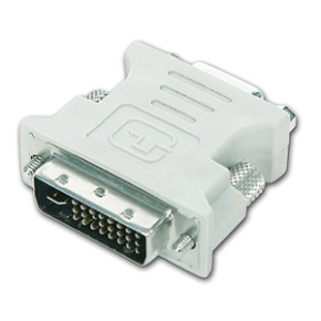 Adapter DVI-A male to VGA 15-pin HD (3 rows) female
