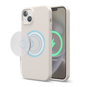 Elago kryt Silicone Case Magsafe pre iPhone 14 Plus - Stone