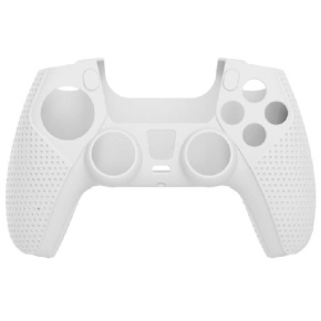 White Shark silicon case BODY LOCK for PS5 controller, white White Shark silicon case BODY LOCK for PS5 controller, white