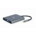 Cable CABLEXPERT USB-C 6-in-1 multi-port adapter (Hub3.1 + HDMI + VGA + PD + card reader + stereo audio)