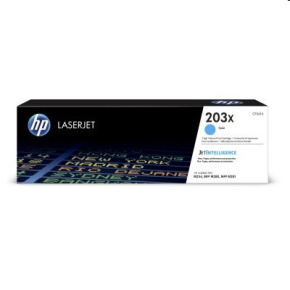 HP 203X, Cyan toner pre, HP LaserJet Pro M254dw/nw, M280nw, M281fdn/fdw, 2500 strán