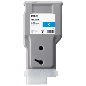 kazeta CANON PFI-207C cyan iPF 680/685/780/785 (300ml) (8790B001)