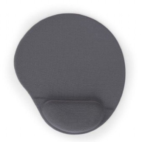 Gel mouse pad with wrist support, grey