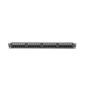 LANBERG PATCH PANEL 24 PORTOV 1U 19" CAT.5E UTP ČIERNY