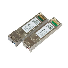 MIKROTIK SFP+ modul SM WDM 10G sada 2ks  (10km)