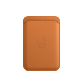Apple iPhone Leather Wallet with MagSafe - Golden Brown