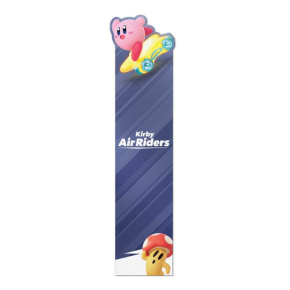 Kirby Air Riders paper book mark