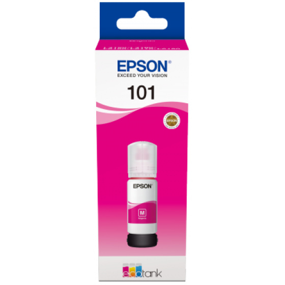 kazeta EPSON ecoTANK 101 Magenta - 70ml (6000 str.) (C13T03V34A)