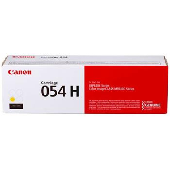 toner CANON CRG-054H yellow i-SENSYNS LBP621Cw, MF641Cw (2.300 str.) (3025C002)