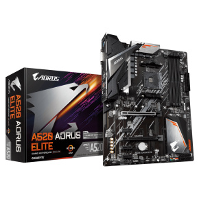 Gigabyte AORUS A520 ELITE , AMD A520, AM4, 4xDDR4, ATX