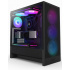 NZXT case H5 Flow RGB / 360 mm RGB core fan / mesh / Black