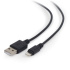 USB data sync and charging Lightning cable, black, 2 m