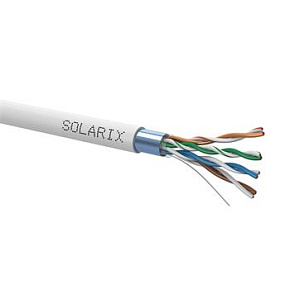 Instalační kabel Solarix CAT5E FTP PVC E<sub>ca</sub> 305m/box SXKD-5E-FTP-PVC Instalační kabel Solarix CAT5E FTP PVC E<sub>ca</sub> 305m/box SXKD-5E-FTP-PVC