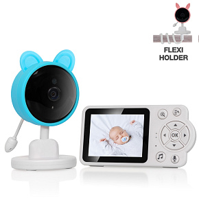 EVOLVEO Baby Monitor N3, detská videoopatrovateľka, modrá EVOLVEO Baby Monitor N3, detská videoopatrovateľka, modrá