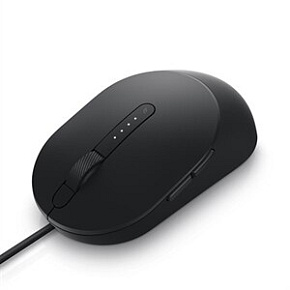 Dell MS3220/Kancelárska/Laserová/Pre pravákov/3 200 DPI/Drôtová USB/Čierna