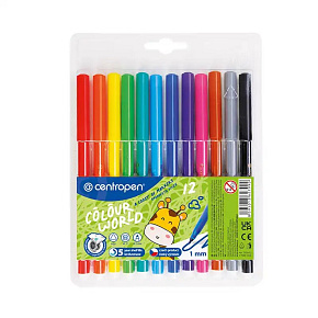 Popisovač COLOUR WORLD CENTROPEN 7550/12 farieb Popisovač COLOUR WORLD CENTROPEN 7550/12 farieb