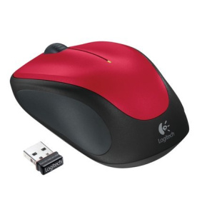 Logitech Wireless Mouse M235 - RED - 2.4GHZ