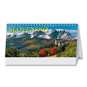 Stolový kalendár Slovensko riadkové 2027 Stolový kalendár Slovensko riadkové 2027