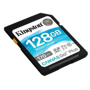 Kingston Canvas Go! Plus 128GB SDXC 170R/C10 UHS-I U3 V30