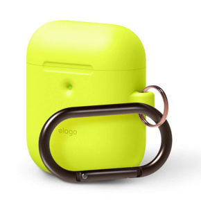 Elago Airpods 2 Silicone Hang Case - Neon Yellow