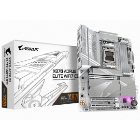 Gigabyte AORUS X870 ELITE WIFI7 ICE, AMD X870, AM5, 4xDDR5, ATX