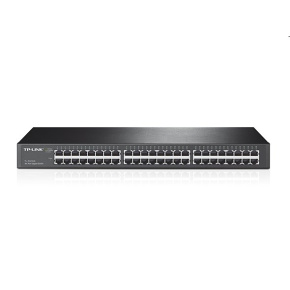 tp-link TL-SG1048, 48 port Gigabit Rack/Desktop Switch, 48x 10/100/1000M RJ45 ports, 1U, 19" rack-mountable, steel case